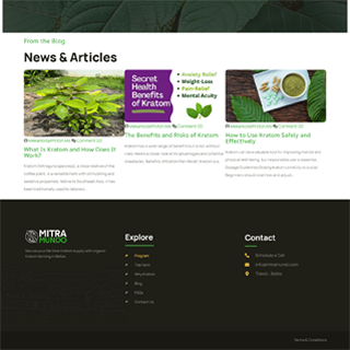 Custom tree growth dashboard