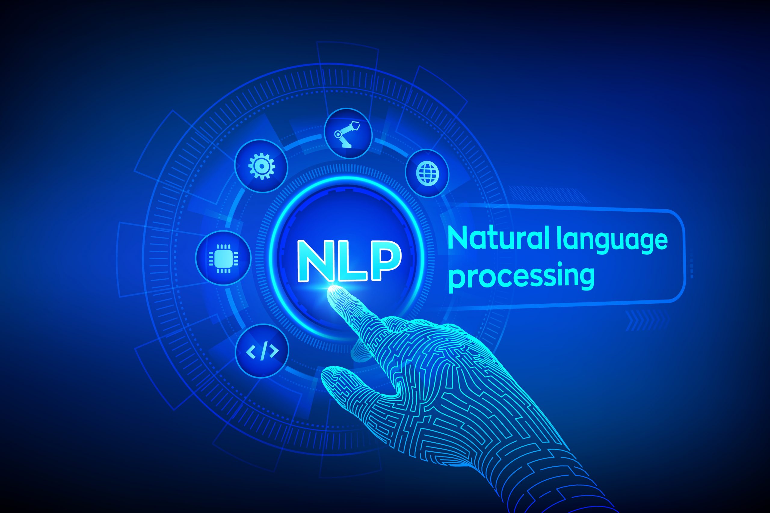 NLP Solutions-powered virtual assistant.